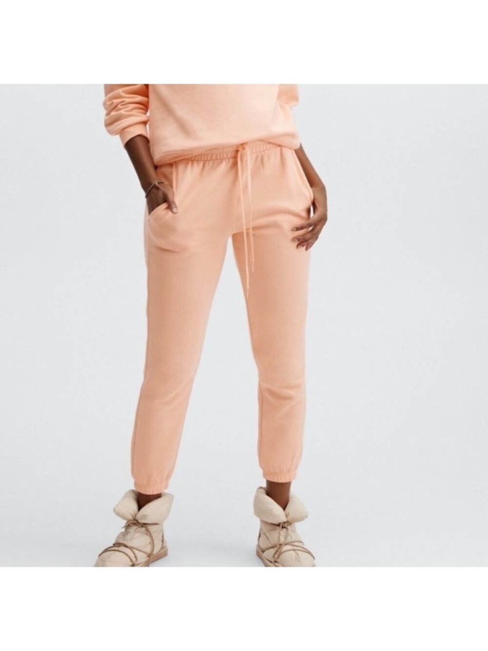 FABLETICS Peach Go To Sweatpants Sz 4X NEW with tags